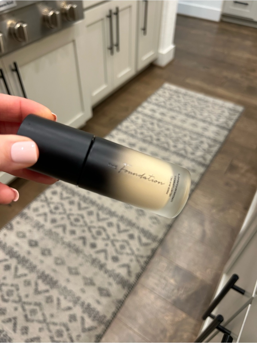 New Liquid Foundation Bottle in Beige with Black Cap-Shades by Shaun